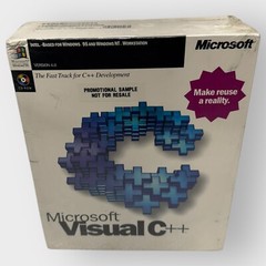 Microsoft Visual C++ Edition 4.0 – BRAND NEW SEALED IN BOX! PROMO SAMPLE