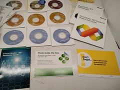 MICROSOFT VISUAL STUDIO.NET ACADEMIC VERSION 2003 9 CD Set w/ Key & Manuals