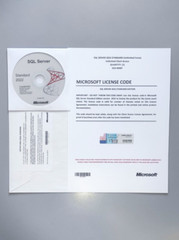 SQL Server 2022 Standard Unlimited Core & Unlimited CALs License & DVD