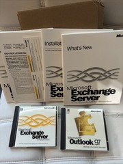 Microsoft Exchange Server Enterprise 5.0 Edition 10 License Big Box 1997 Vintage