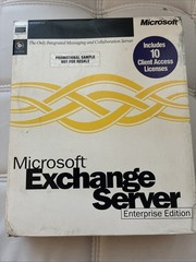 Microsoft Exchange Server Enterprise 5.0 Edition 10 License Big Box 1997 Vintage