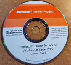 Microsoft Internet Security & Acceleration Server 2006 Standard Edition CD + KEY