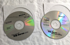 2 CD Microsoft SQL Server 2000 Developer A w/ Service Pack 3a + Product Key